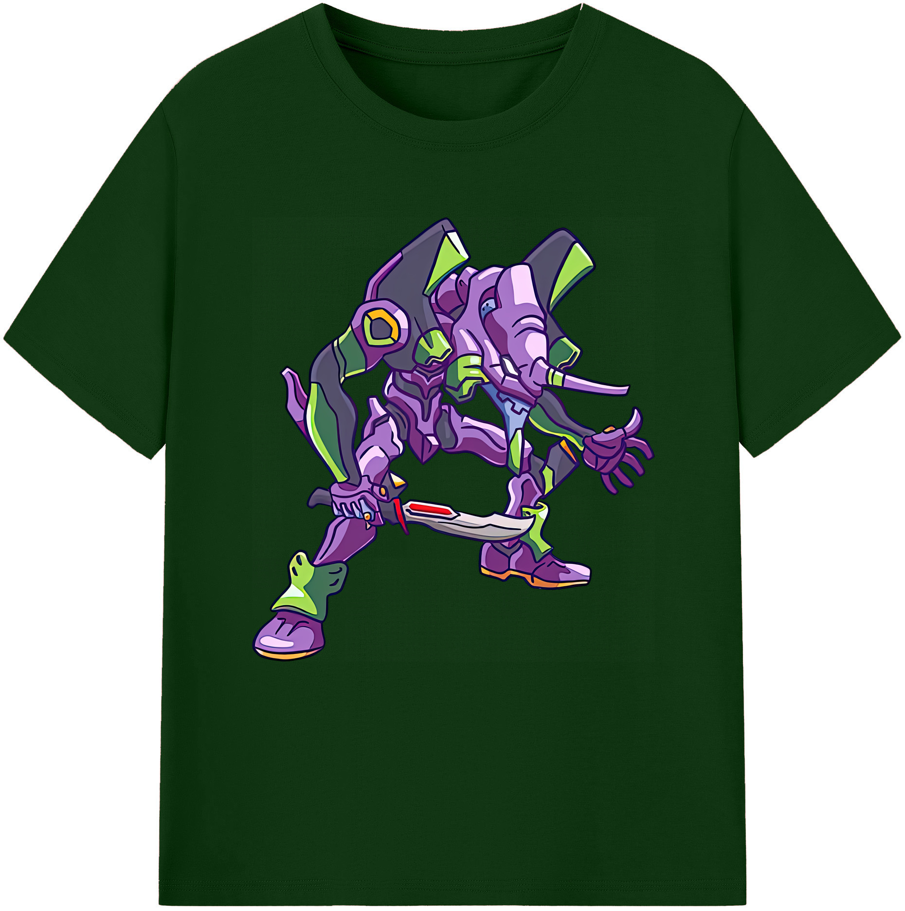 （画像用） EVA 新世紀エヴァンゲリオン 綿100％半袖Tシャツ（フロントプリント）